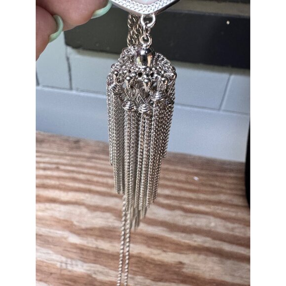 Kendra Scott Rayne Pendent Tassel Necklace 32" - Picture 5 of 6